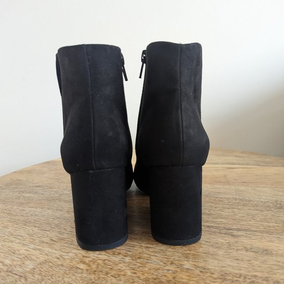 H&M Block Heel Faux Suede Boots - Picture 7 of 12